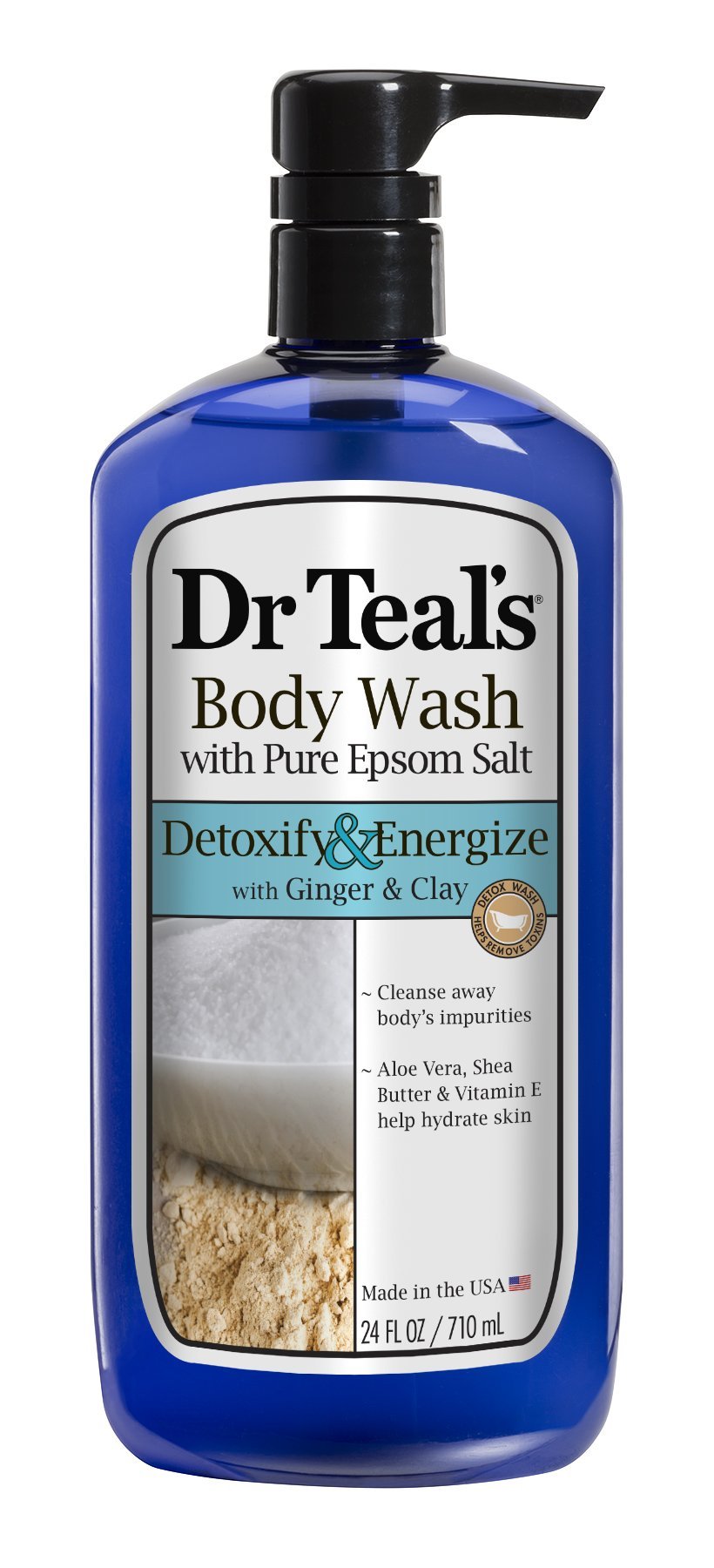 Dr. Teal's Body Wash, Detox, 24 Ounce Buy Online in United Arab
