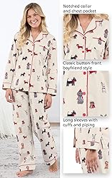 PajamaGram Christmas Pajamas For Women - Flannel