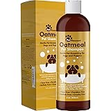 Deodorizing Dog Shampoo for Dry Skin - Moisturizing Colloidal Oatmeal Dog Shampoo for Smelly Dogs and Dog Grooming Supplies -