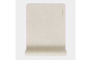 WeGym Yoga Mat, 4mm Cushioned Exercise Mat for Yoga, Pilates, Home Workouts - Anti Slip Polyurethane Suede Yoga Mat with Carrying Strap