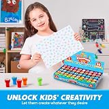 JOYIN 50 Pcs Animal Stamps for Kids Self Inking Stamp Set 5 Colors 50 Designs view 5