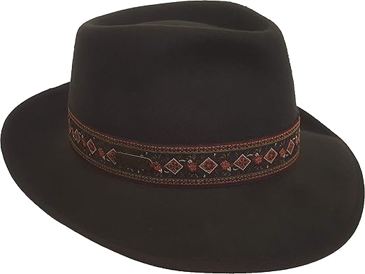 olive green fedora hat