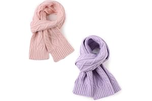 Zsedrut Warm Baby Scarf Winter Boys Girls Neck Warmer Knitted Toddler Neck Scarves