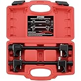 ATPEAM 2pcs Strut Spring Compressor Tool 10.5'' Coil Spring Compressor | Safety Pins, Compress Coil Springs Safely, for 7/8in Socket 1/2in Drive, Pair for Front Strut Coilover &amp; Shock