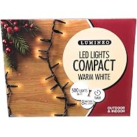 Northlight Set Of 50 Pure White LED Mini Christmas Lights With White Wire 32605422 - The Home Depot