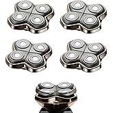 Shaver PRO 4 Head Replacement Blades - Compatible with Skull Shaver Pitbull, Butterfly Kiss Pro & Palm Shaver - Electric Shaver & Head Shaver Blade for Bald Head Shavers for Men/Women（4 Packs）