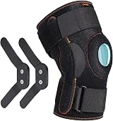 Thx4COPPER Hinged Knee Brace Open Patella Adjustable Straps Medium