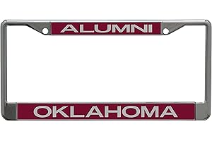 Stockdale Oklahoma Sooners Metal Alumni Inlaid Acrylic License Plate Frame