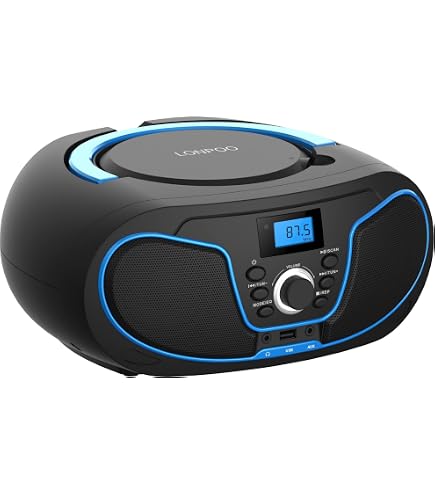 Proscan PRCD286-SLVRBLK 2.4-Watt-RMS Portable CD Player and
