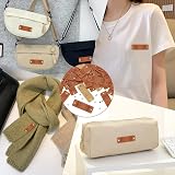 FINGERINSPIRE 48 Handmade PU Leather Labels 5.7x2cm Heart Pattern view 6