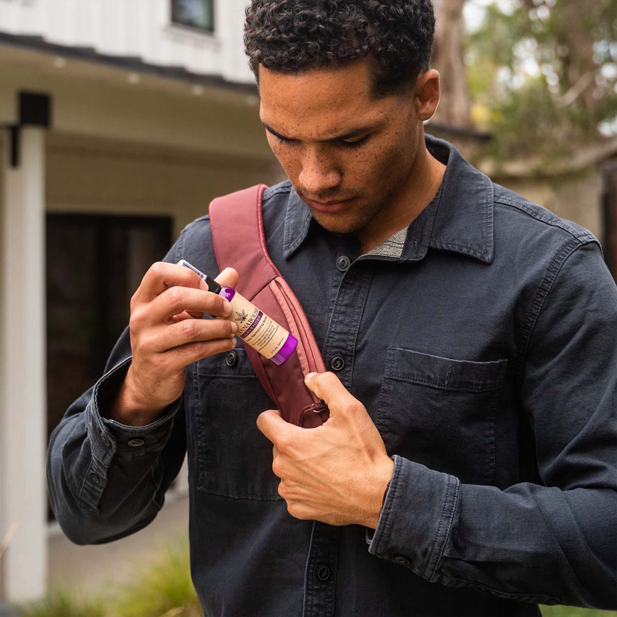 Cannabolish Lavender Odor Removing Spray and Air Freshener, 2 fl. oz. Travel Size