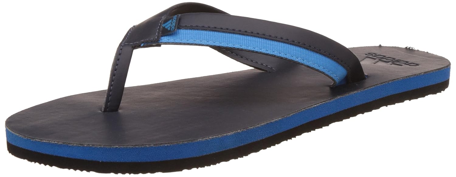 adidas brizo 3.0 blue leather flip flops