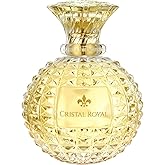 Princesse Marina de Bourbon Cristal Royal Eau de Parfum Fragrance for Women - Opens with Pear, Blackcurrant and Bergamot - Blended with Jasmine - For Glamourous and Royal Ladies - 3.4 oz