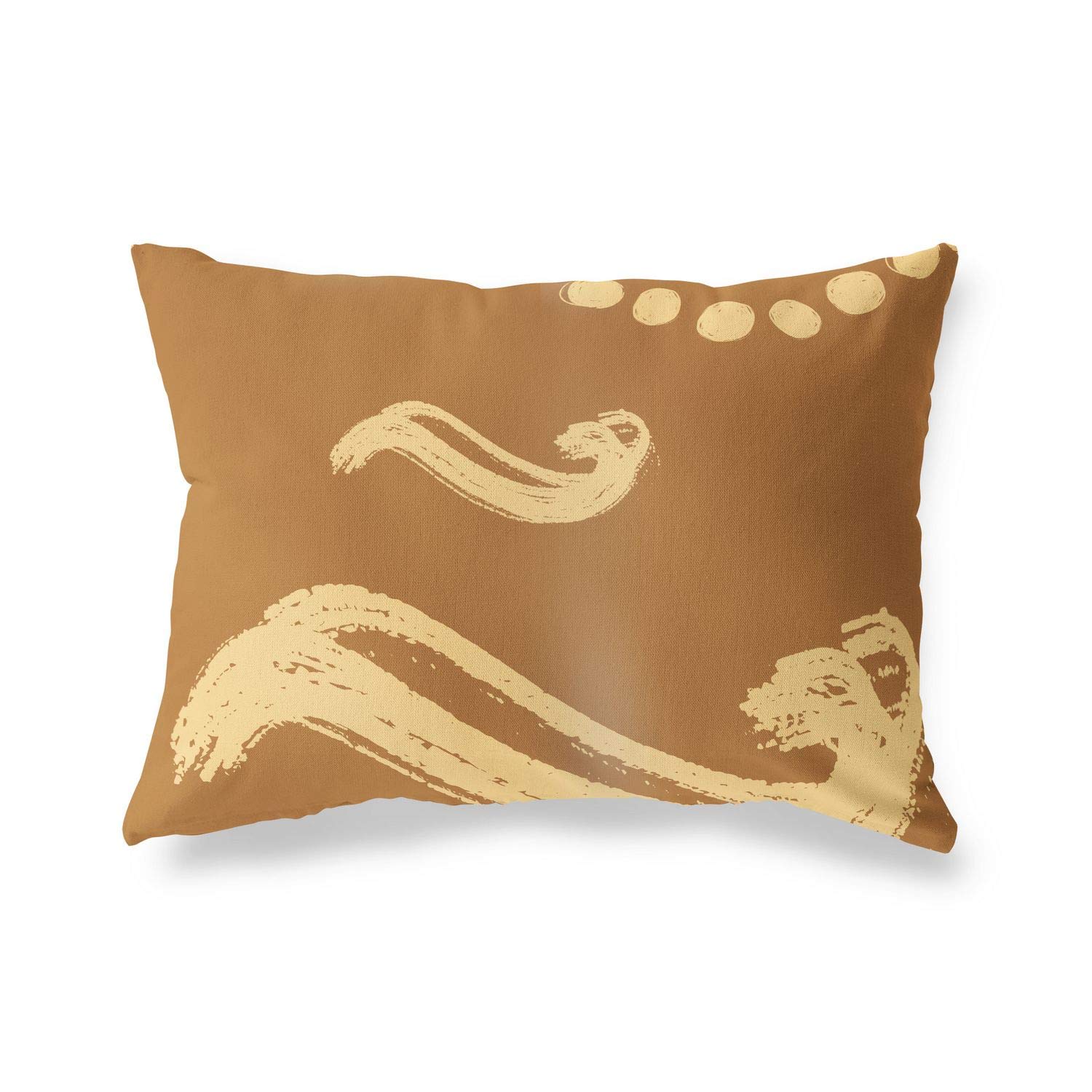 BonaMaison Decorative Cushion Cover, Brown Tones Throw Pillow Covers, Home Decorative Pillowcases for Livingroom, Sofa, Bedroom, Size: 45X60 Cm - Designed and Manufactured in Turkey