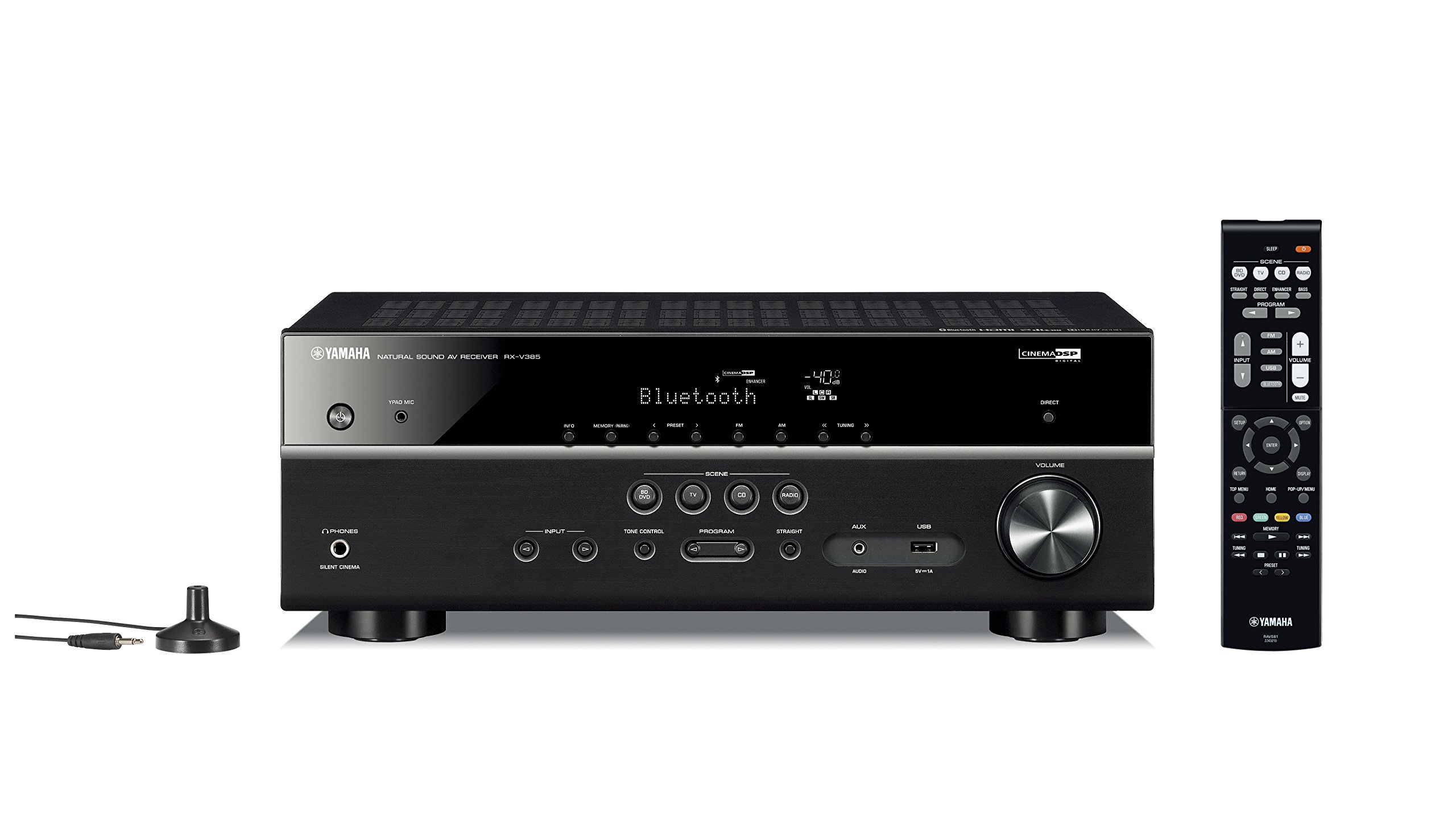 ヤマハ(YAMAHA) AVレシーバー ブラック RX-V385(B)商品画像