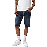 True Religion Mens Ricky Big T Shorts No Flap 1/2"