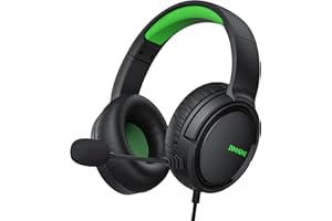 BINNUNE Gaming Headset with Microphone for Xbox Series X|S Xbox1 PS4 PS5 PC, Gamer Headphones with Mic Casque for Xbox 1