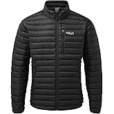 Rab Men's Microlight Jacket - 700-Fill Down Hooded Puffer Coat for Hiking, Climbing, & Skiing