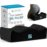 BBL Pillow After Surgery for Sitting - Brazilian Butt Lift Cushion for Driving & Home, Ergonomic Butt Shaped Pillow for Post-Op Recovery Pain Relief Support, BBL Must Haves