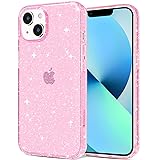 JJGoo Compatible with iPhone 13 Case, Glitter Soft