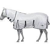 Saxon Mesh with Gusset Belly Wrap Combo Neck, White/Hunter, 48"
