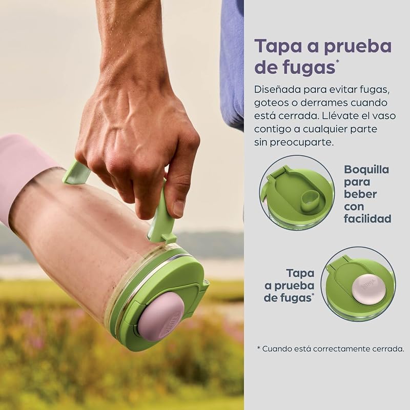 BlendBoss, Liquidificador Portátil, Limonada de Lavanda