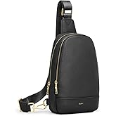 Kattee Sling Bag for Women Crossbody, Soft Leather Fanny Packs for Women, Small Crossbody Chest Bag with RFID Blocking