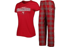 Concepts Sport Women's NFL NFL Officially Licensed Bedwear - Shirt & Pants Sleep Set - All 32 Teams