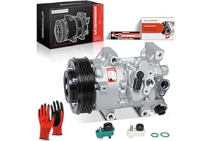 A-Premium Air Conditioner AC Compressor with Clutch Compatible with Toyota Corolla 2011-2013, Matrix 1.8L 2013