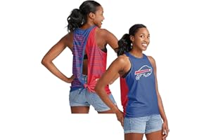 FOCO Women's NFL Team Logo Tie Breaker Tank Top Shirt