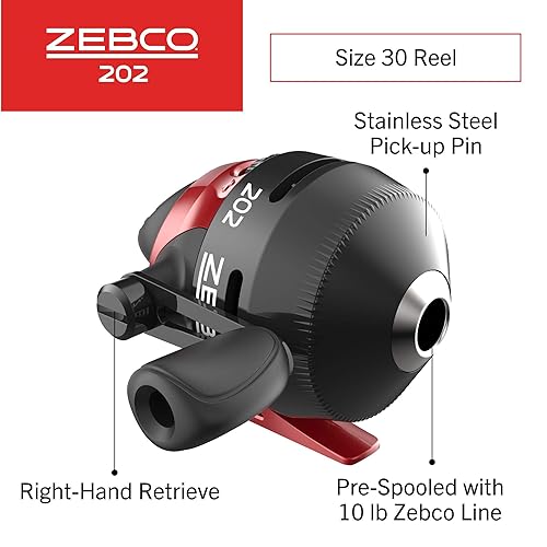 Zebco 202 404 Spincast Reels and Fishing Rod Combos (2-Pack) in