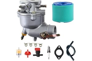 RYTIME 390323 Carburetor Kit Compatible for Briggs & Stratton 7 8 9 HP 170412 190432 190400 190412 194412 194415 195423 195431 195432 Horizontal Engine Lawn Mower, Replace 398170 394228 299169 Part