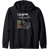 F-22 Raptor Zip Hoodie