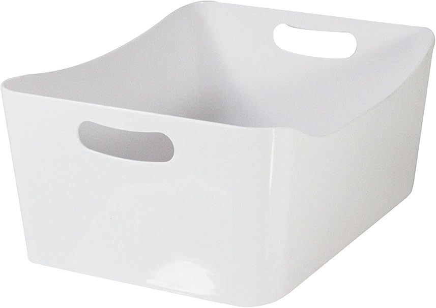 Jocca Big 3987 Cesta de Almacenaje, Blanco, 24x33.5x14 cm: Amazon.es: Hogar