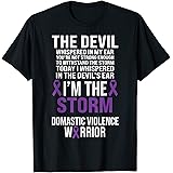 Family Domestic Violence Awareness Purple Ribbon T-Shirt