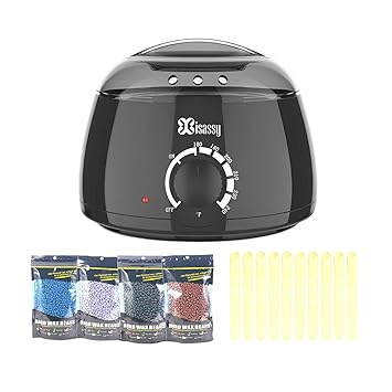 Amazon Com Isassy Wax Heater Wax Warmer Hair Removal Waxing Kit