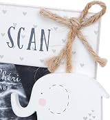 Petit Cheri BABY SCAN Photo Frame with Elephant Attachment Gift view 3