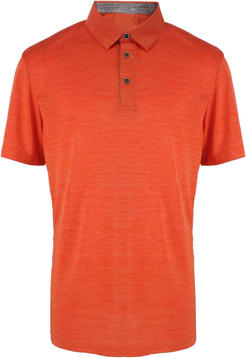 Men’s Golf Polo Shirts Short Sleeve Quick Dry Athletic Slim Fit T Shirts