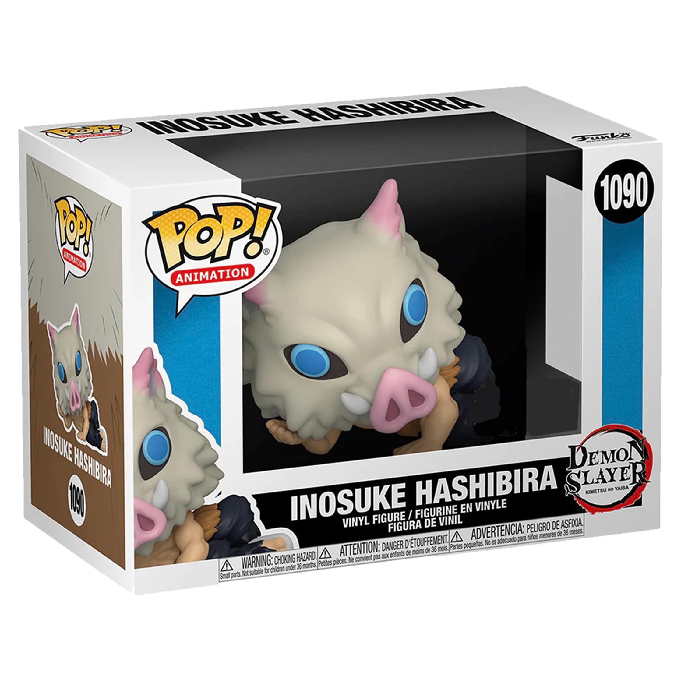 Funko POP! Animation #1090 Demon Slayer Inosuke Hashibira Lounging in Mask Vinyl Figure - BoxLunch Exclusive