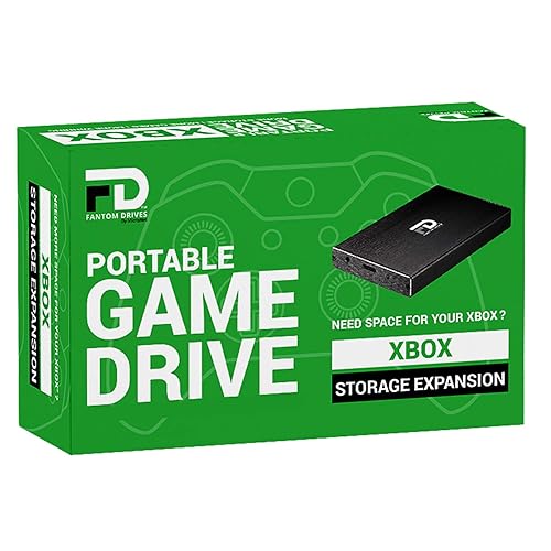 Fantom Drives FD 4TB Xbox Portable Hard Drive USB Gen