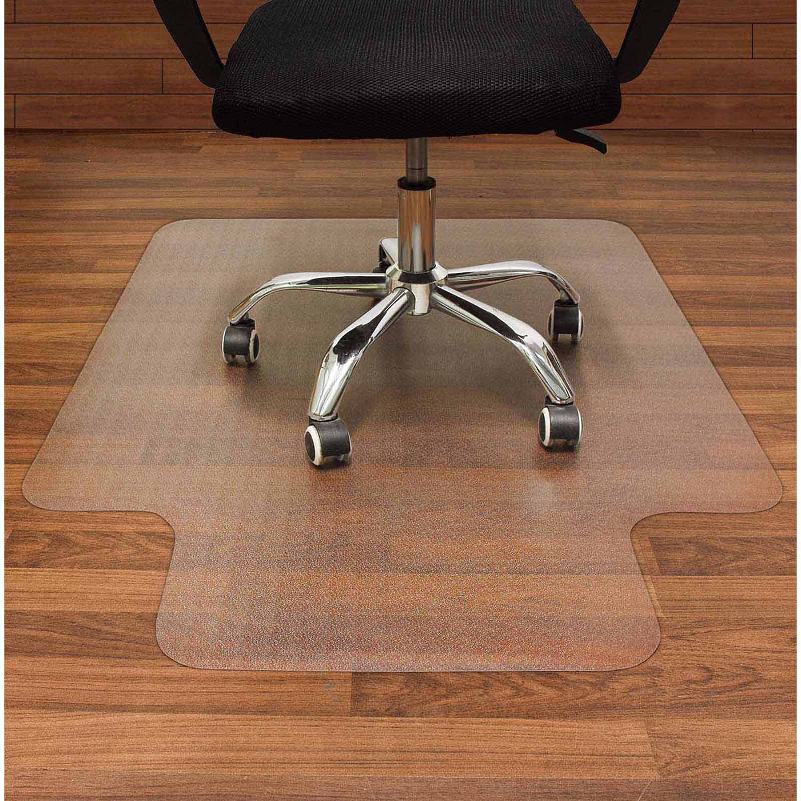 Photo 1 of AiBOB Office Chair Mat for Hardwood Floor, 36 X 48 inches, Hard Floor Chair Mats Under Computer Desk, Easy Glide for Rolling Chairs, No Curling