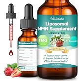 Scibalia NMN Supplement Liquid Drops,4-in-1 NMN Beta 1000mg | w. Quercetin TMG Resveratrol for Anti Aging Energy &amp; Immune Support, NMNH Alternative Liposomal High Absorption for Women Men