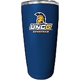 North Carolina Greensboro Spartans 16 oz Insulated Stainless Steel Tumbler Straight - Navy. Officially Licensed Collegiate Product