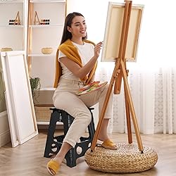 Dyforce 16 Inch Folding Step Stool 400lbs Capacity