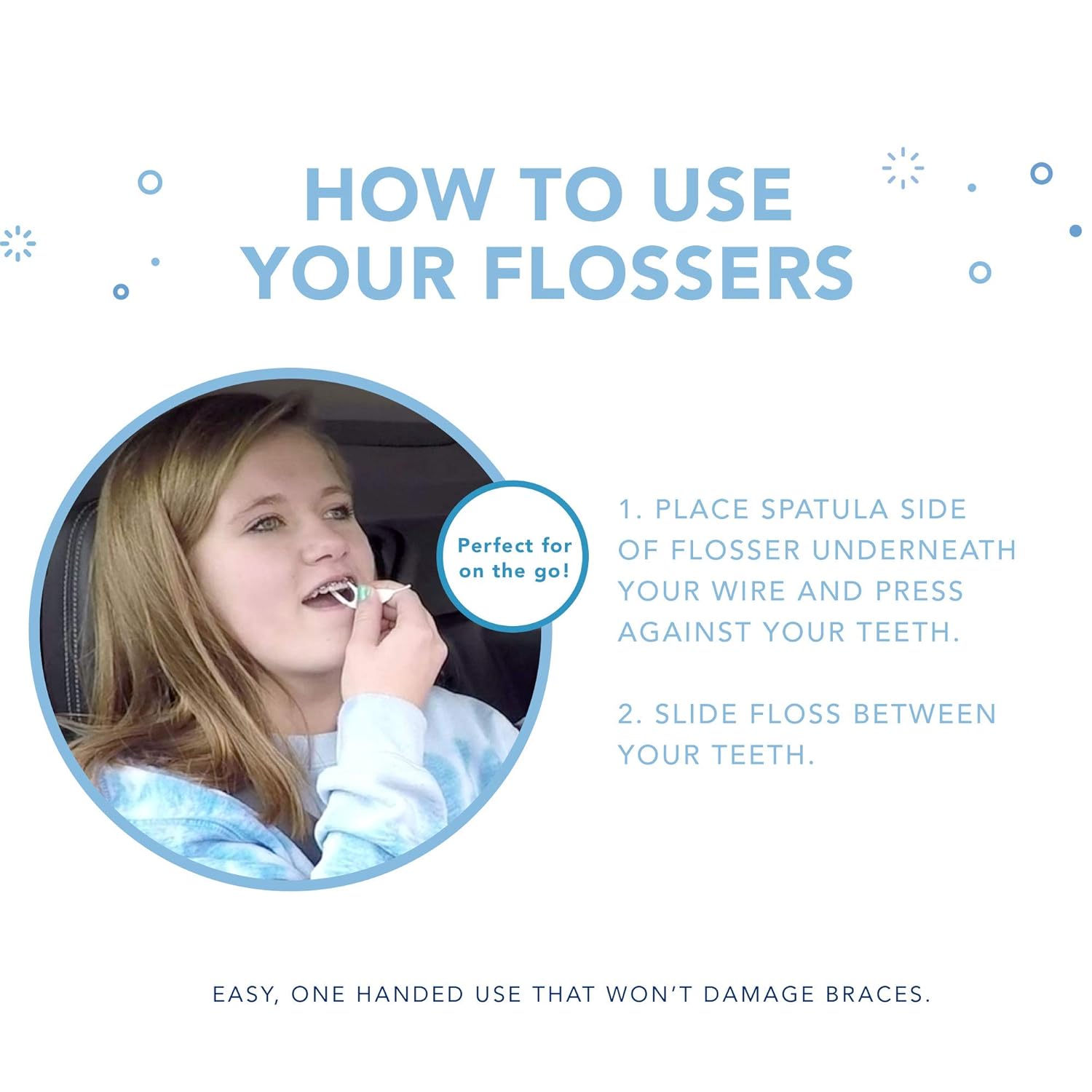 Platypus Ortho Flosser for Braces 30-Count (Pack of 3): Health & Personal Care