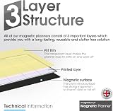 The Magnet Shop TMS A3 Magnetic Weekly Planner Whiteboard with 4 Free Pens view 7