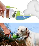 BePetMia Water Bottle Travel Portable for Dogs 580 ml Green view 5