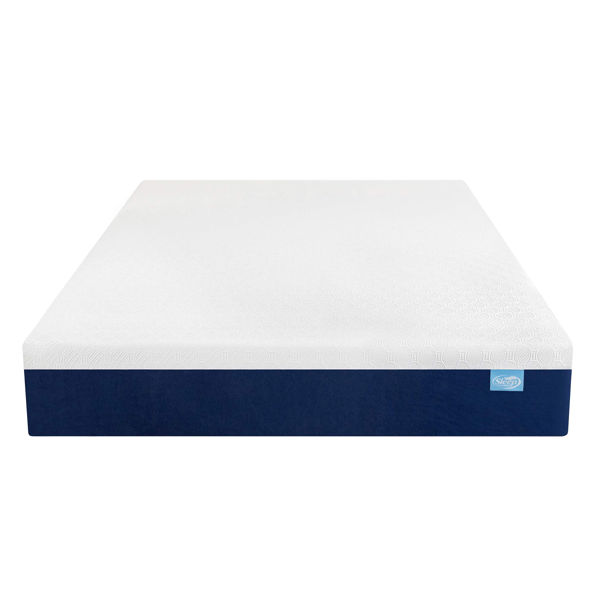 Sleep Innovations Shiloh 12-inch Memory Foam Mattress, Bed in a Box Soft Cover, Made in the USA, 10-Year Warranty, Queen, White