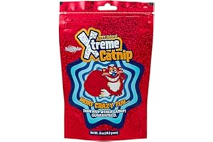 SYNERGYLABS Xtreme Catnip Leaf, 0.5 oz. – 100% Natural Organically Grown, Super Concentrated Catnip Leaves – Non-Addictive, Fun Cat Treat – Use on Toys, Scratching Posts, Food and More