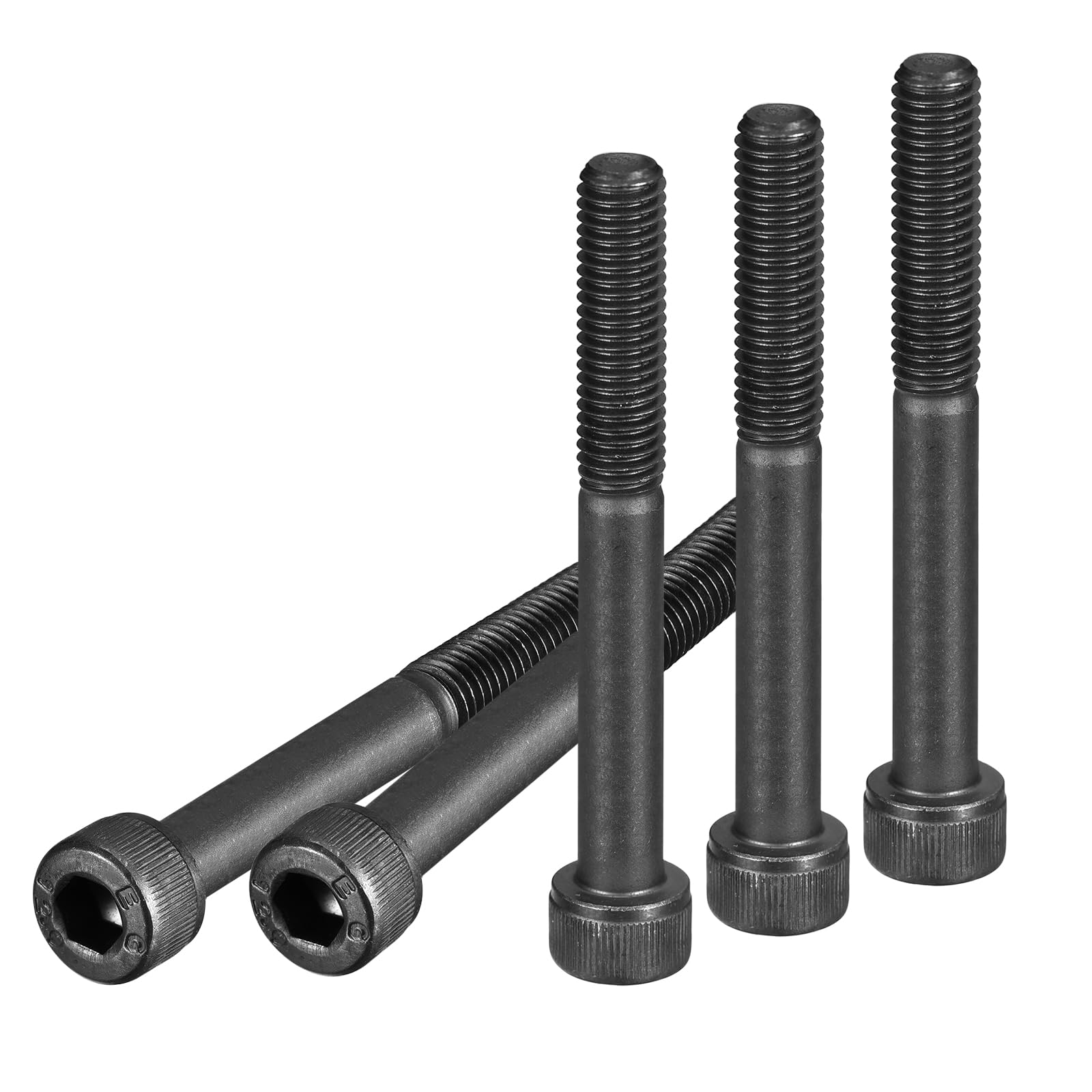 DTGN M8x70mm Socket Head Cap Screws Bolts, 10Pcs 12.9 Grade Alloy Steel, Metric Machine Hex Socket Screw, Hex Drive, Black Oxide Finish, UNC Coarse Thread Partially Threaded โ image 1
